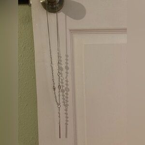 Banana Republic Silvertone Necklace